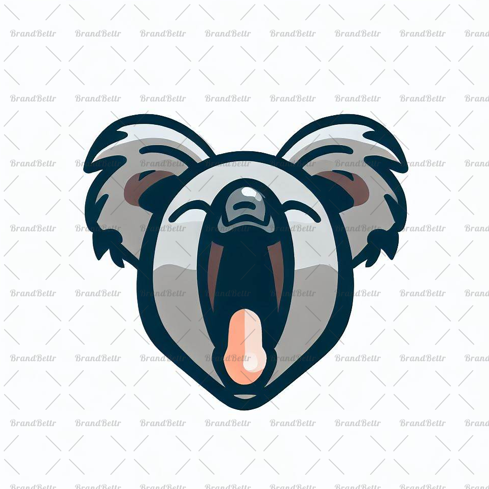 Gähnender Koala